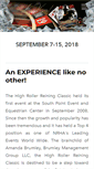 Mobile Screenshot of highrollerreiningclassic.com