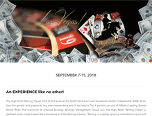 Tablet Screenshot of highrollerreiningclassic.com